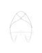 Прикраса на тіло Obsessive Lustique White harness bra S/M/L SX3113 фото 2