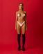 Прикраса на тіло Obsessive Lustique White harness bra S/M/L SX3113 фото 4
