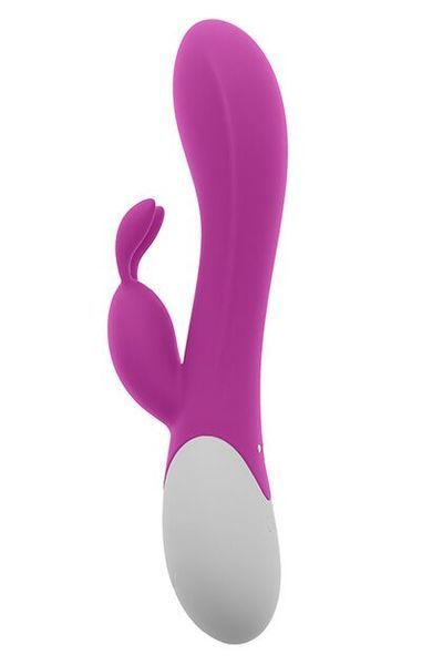Вібратор-кролик S Pleasures Premium Corabi Rabbit, рожевий, вушка для клітора, 16 режимів, нагрів SX1617 фото