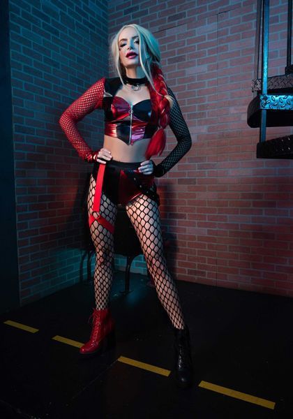 Еротичний костюм Leg Avenue Crime Spree Sweetie Costume XS, топ, шорти SO9203 фото