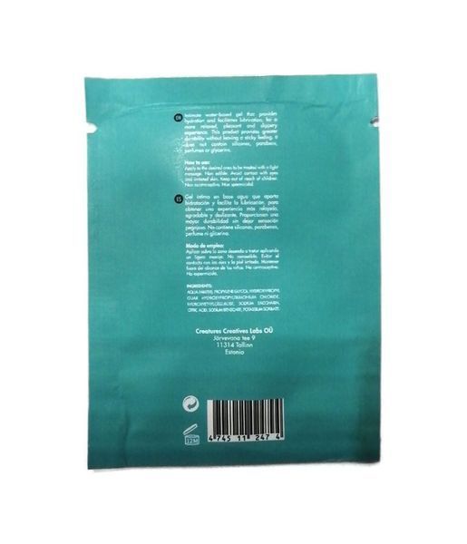 Пробник гель-лубриканту для чутливої шкіри Driminals Natural Pure (4 мл) SX0730 фото