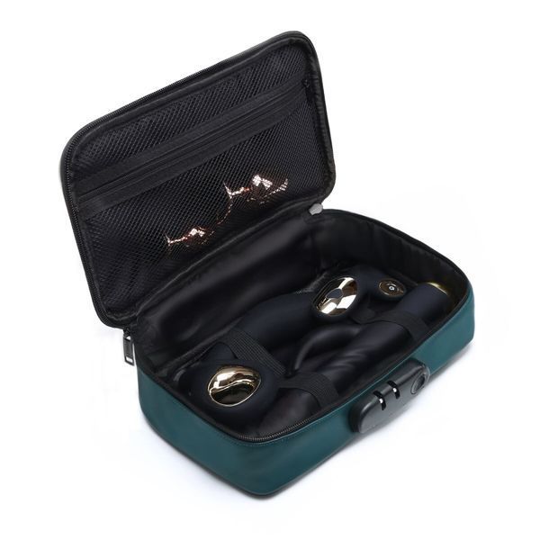 Кейс для игрушек Dorcel DISCREET BOX LUXURY GREEN, кодовый замок, 27&times;16&times;7,62 см SX1110 фото