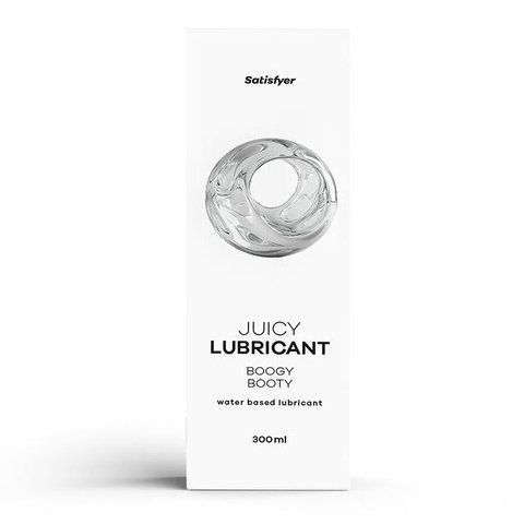 Анальна змазка на водній основі Satisfyer Juicy Lubricant Boogy Booty water based 300 мл SX2717 фото