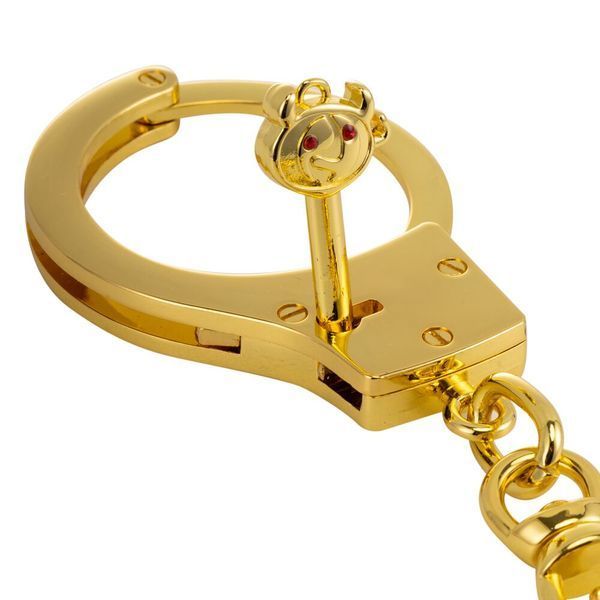 Наручники LOCKINK Pretty-sub Handcuffs, золотистые, металлические, можно открыть без ключа SX0896 фото