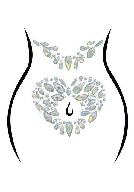 Стрази-прикраси для тіла Leg Avenue Novalie body jewels sticker, наліпки SO9179 фото