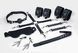 Набор Feral Feelings BDSM Kit 7 Black, наручники, поножи, коннектор, маска, паддл, кляп, зажимы SO8276 фото