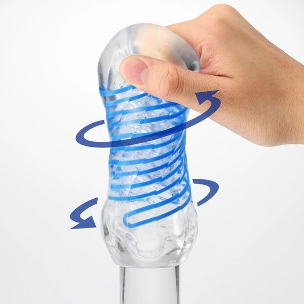 Мастурбатор Tenga Spinner DX 01 Drops, з пружною стимулювальною спіраллю всередині, ніжний вплив SX2733 фото