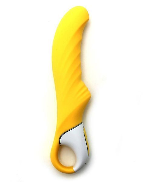Мощный вибратор Satisfyer Vibes Yummy Sunshine с гибким стволом и стимулирующим рельефом, 12 режимов SO2203 фото
