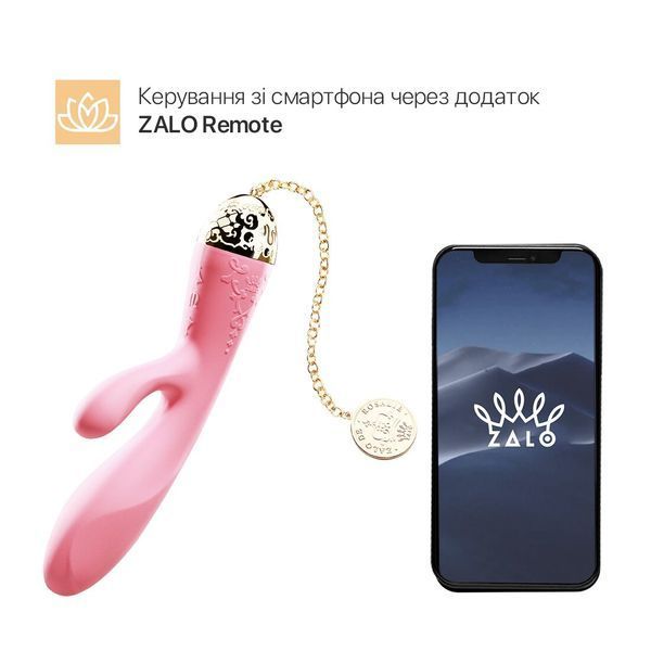Смартвибратор-кролик Zalo &mdash; Rosalie Rouge Pink SO6666 фото