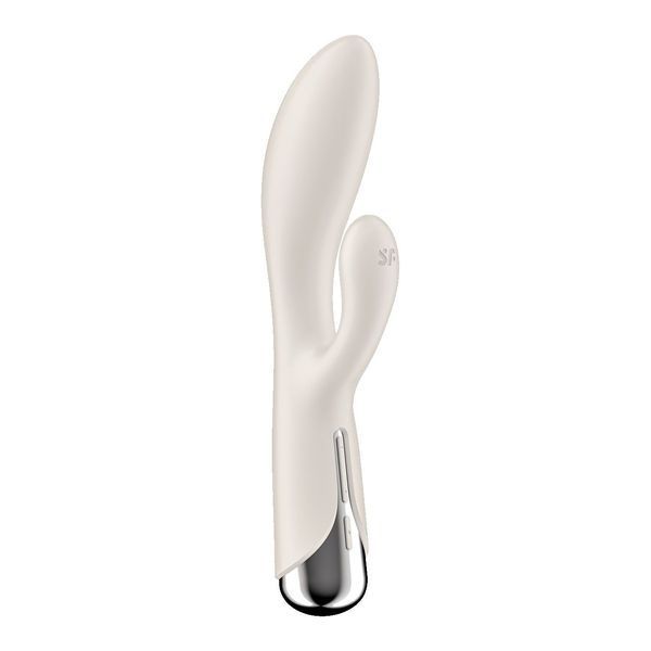 Вібратор-кролик з ротацією Satisfyer Spinning Rabbit 1 Beige, 3 мотори SX0563 фото