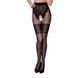 Колготки с открытым доступом, ажурные трусики и подвязки Passion TIOPEN 013 5 (20/40 den), black SO5818 фото