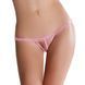 Жіночі мікростринги з рюшами Passion MT001 One size, pink SO7641 фото 1