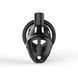 Клетка для пениса LOCKINK SEVANDA Naja-Cobra Chastity Cage Satin Black, 3 кольца разных размеров SX0872 фото 3