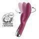 Вібратор-кролик з ротацією Satisfyer Spinning Rabbit 1 Red, 3 мотори SX0561 фото