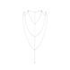 Ланцюжок для спини Bijoux Indiscrets Magnifique Back and Cleavage Chain - Silver, прикраса для тіла SO2655 фото