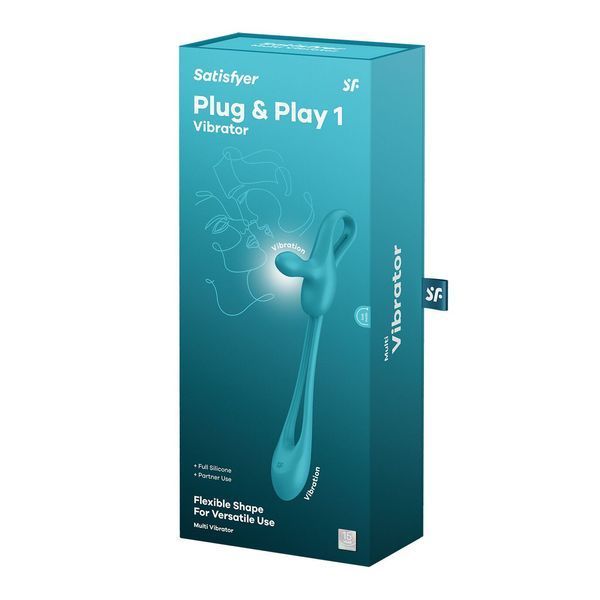 Мультивибратор Satisfyer Plug & Play 1, для нее и для него, 2 мотора SX0542 фото