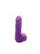Мило у формі пеніса Чистий Кайф Violet size S, крафтове мило-член, натуральне SO4802 фото