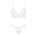 Эротический комплект Obsessive Heavenlly 2-pcs set XS/S, бюстгальтер и танга SO8172 фото 3