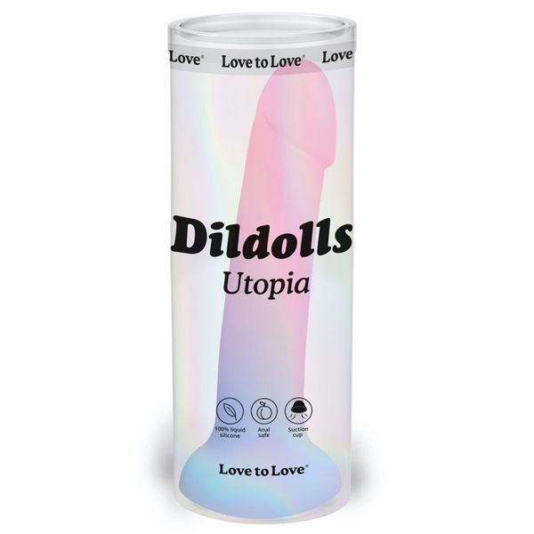 Дилдо с цветным градиентом Love To Love DILDOLLS - UTOPIA S ультрамягкий SX2848 фото
