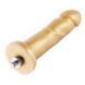 Золотой фаллоимитатор Hismith 6.8&Prime; Golden Silicone Dildo, система KlicLok SO6202 фото 1