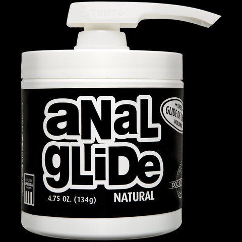 Анальна змазка на олійній основі Doc Johnson Anal Glide Natural (127 г) тривале ковзання SO1567 фото