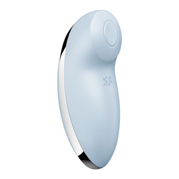 Вибростимулятор-пульсатор Satisfyer Tap & Climax 2 Blue, эффект постукивания пальцем SX2183 фото