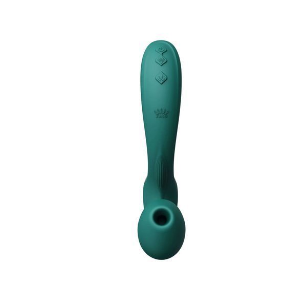 Вибратор-пульсатор с вакуумной насадкой Zalo &ndash; Talis G-Spot PulseWave Vibrator Turquoise Green SX0711 фото