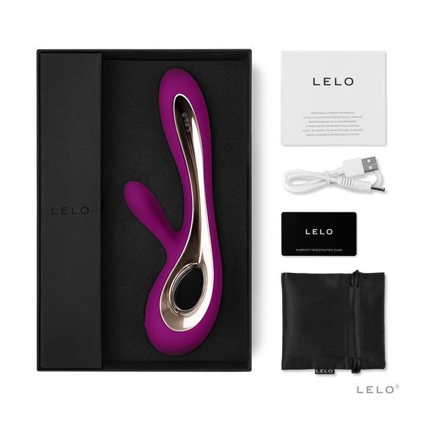 Вибратор-кролик LELO Soraya 2 Deep Rose, 12 режимов вибрации, до 4 часов работы SO8111 фото