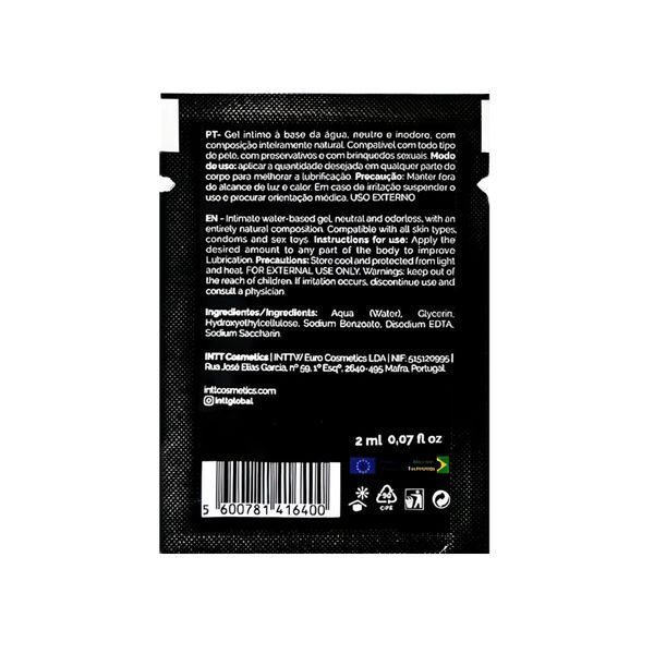 Пробник лубриканта на водній основі Intt My Lube Natural, 2 мл SX2810 фото