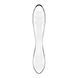 Двусторонний стеклянный дилдо Satisfyer Dazzling Crystal 1 Transparent, очень прочный, без стоппера SO8785 фото 2