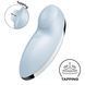 Вибростимулятор-пульсатор Satisfyer Tap & Climax 2 Blue, эффект постукивания пальцем SX2183 фото 1