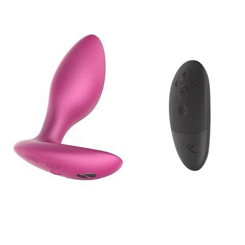 Анальна смарт-вібропробка We-Vibe Ditto+ Cosmic Pink, 10 режимів, пульт ДК SX0519 фото
