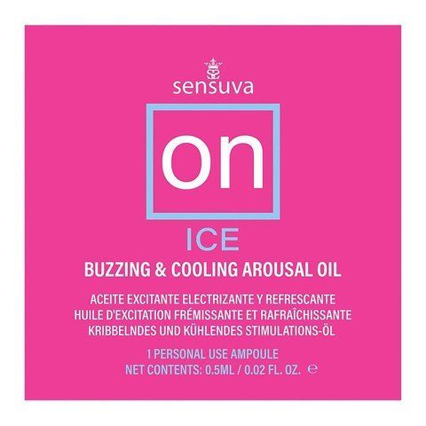 Пробник збуджувальної олії Sensuva &ndash; ON Arousal Oil for Her Ice (0,3 мл) SO3175 фото