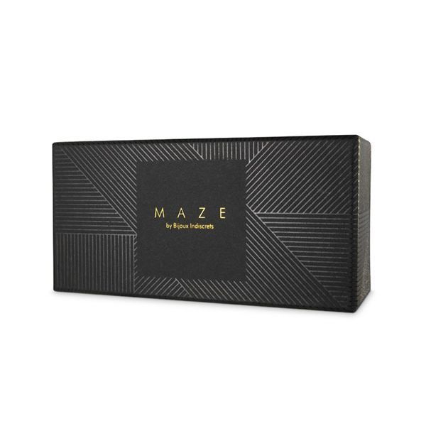 Наручники Bijoux Indiscrets MAZE &mdash; Wide Cuffs Black SO2649 фото