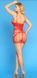 Короткое платье-сетка JSY One Size Red Новинка SX0452 фото 2